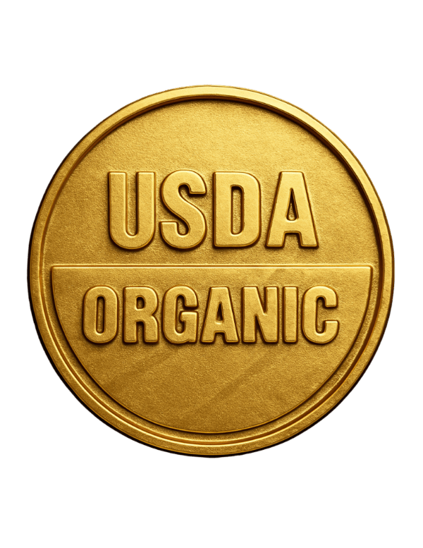 Gold USDA Organic seal