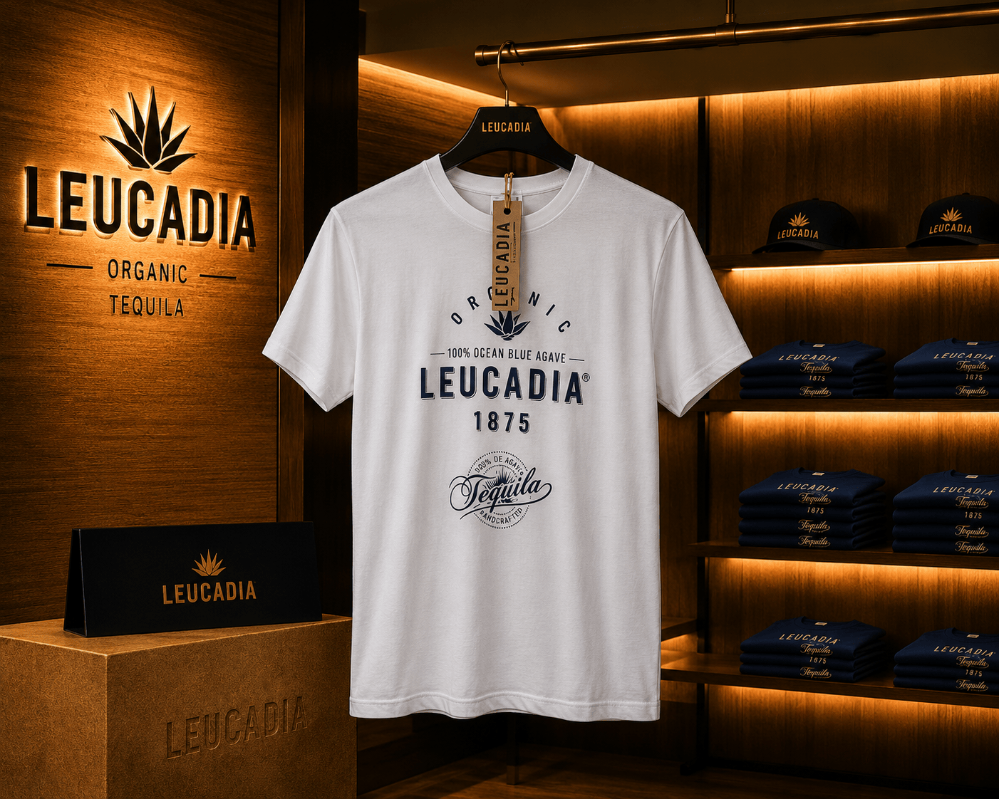 Sueded Cotton 1875 Tequila Logo