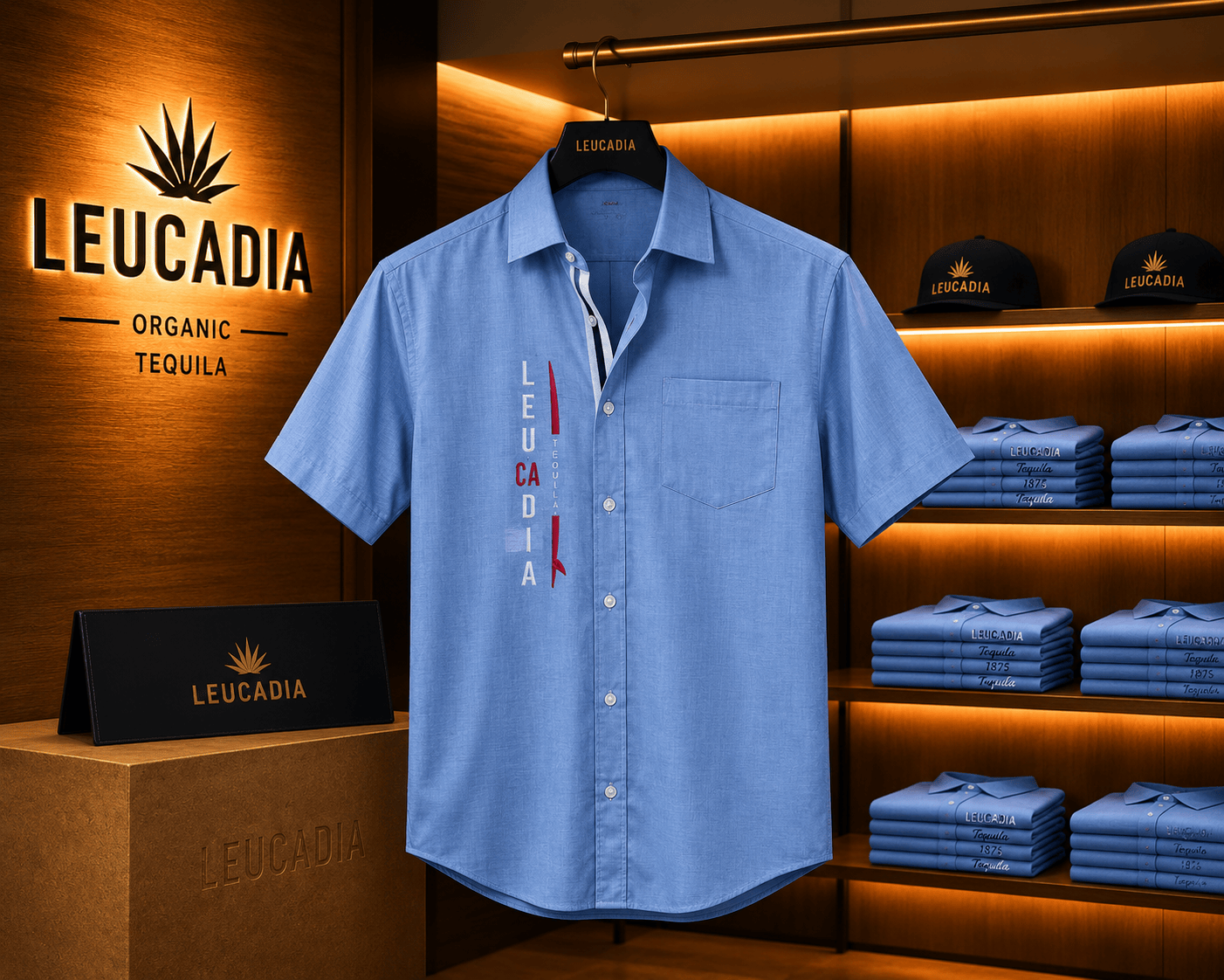 Leucadia Embroidered Board Shirt