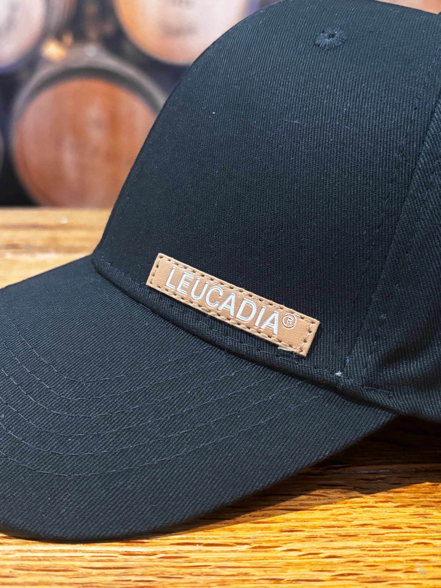 Leucadia® Black-Leathe-Patch Cap
