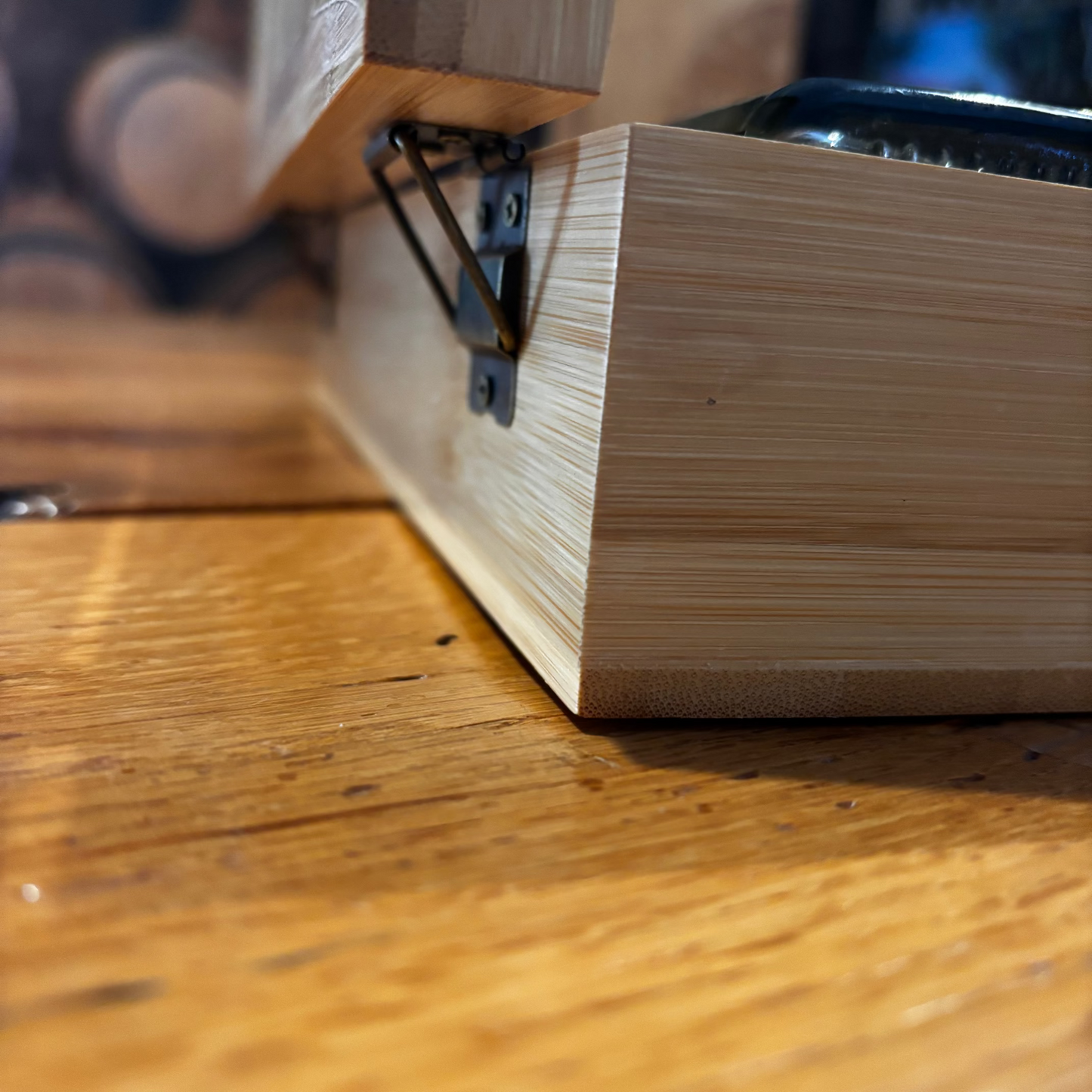 Hand Carved Bamboo Box