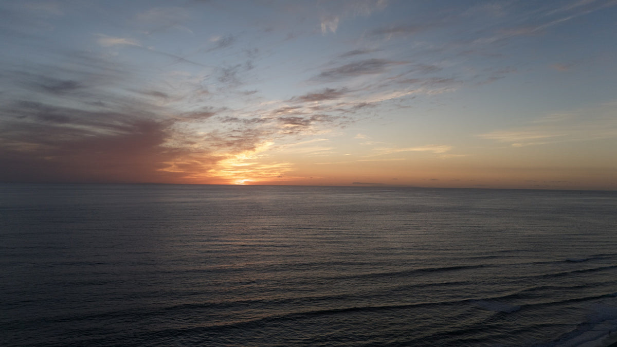 Leucadia coastline at dusk